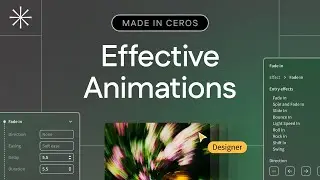 Made in Ceros: Effective Animations