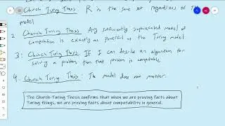 The Church-Turing Thesis (Computability Theory 20)