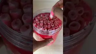 Waffy Strawberry Flavoured Wafer Roll | #asmr #shots #shorts