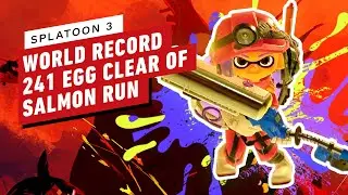 Splatoon 3 Salmon Run World Record at Hazard Level Max (241 Egg Clear)