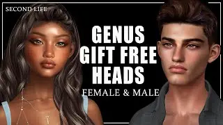 FREE GENUS GIFT HEADS - FEMALE AND MALE 2025 - SECOND LIFE