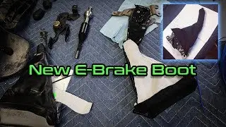 FD RX7 E-Brake Handle Boot Install