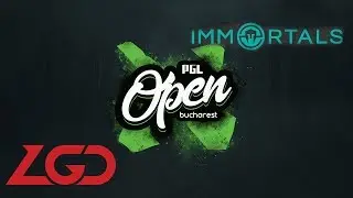 FINALS PGL Open Bucharest Minor DOTA 2 ! LGD VS IMMORTALS !