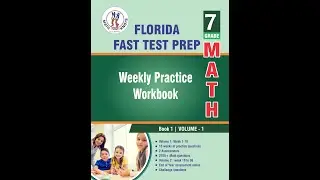 Florida FAST 7th Grade Math Test Prep | Volume 1 Workbook | 2700+ Practice Questions