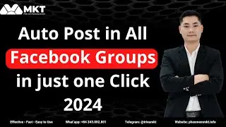 Auto Post in All Facebook Groups in just one Click 2024