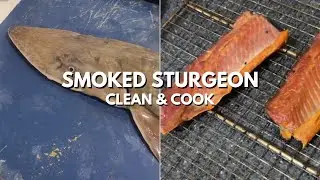 I CLEANED and COOKED a SHOVELNOSE STURGEON: Taste Test!