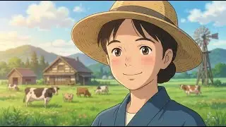 A Day on the Farm &mdash; Ghibli-Style Cozy Farm Ambience with Lo-fi Chill Beats.