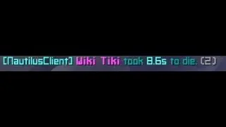 (probaly) double hook wiki tiki world record kill time - hypixel skyblock
