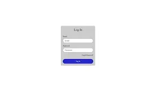 How To Create Login Form In HTML and CSS | Make Sign In Form Design