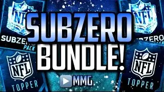 SUBZERO BUNDLE! + Elite Frozen Player Topper! Madden Mobile 16