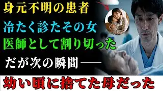 無名患者として運ばれた女性を診た医師は、幼い頃に捨てた実母だと知る