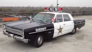 Plymouth Fury II 1968 Police Car