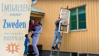 VerhuisVLOG 14 | Oude Ramen & Kozijnen Zelf Renoveren 🇸🇪 | Schuren, Schilderen & Glas Vervangen