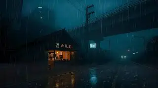 Midnight in Japan – Lofi Rain Mix to Study, Chill & Sleep