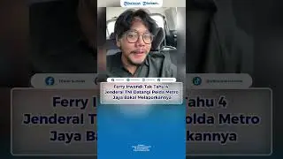Ferry Irwandi Tak Tahu 4 Jenderal TNI Datangi Polda Metro Jaya Bakal Melaporkannya