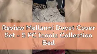 Review Mellanni Duvet Cover Set - 5 PC Iconic Collection Bedding Set - Hotel Luxury, Extra Soft & Co