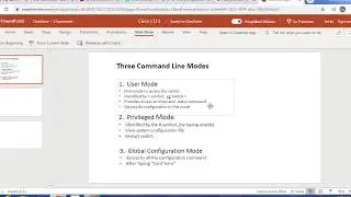 Chapter 3   Cisco CLI Switch Basic   Exploring the 3 configuration Modes with Cisco Packet Tracer