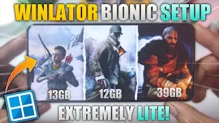 Winlator Bionic V2.8 Setup - NEW Lite Verison PC Games Test! | GOW 2018, Watch Dogs, GOW Ragnarok 