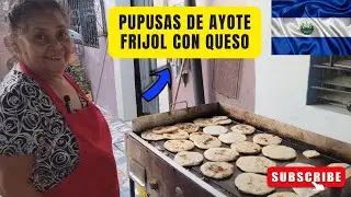 VAYA LAS PUPUSAS &hearts;️🇸🇻 de ayote y frijol con queso😁