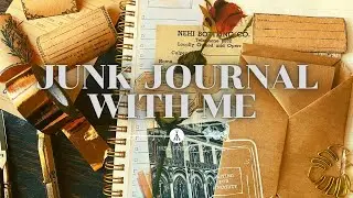 Junk Journal With Me | Ep 6 | making an origami envelope of my 2021 goals