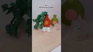 How to make artificial plant | DIY planter #craft #papercrafts #shorts #rose #viralvideo #diy #howto