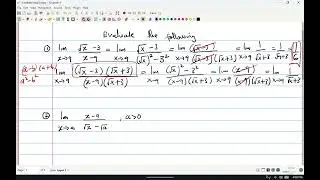 Limits Involving Radicals and Factoring Terms
