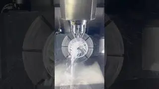 5-Axis CNC Machining - working on this impeller &hellip;