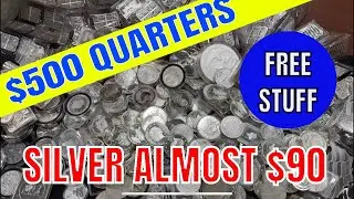 Live roll searching new box of quarters from Bank ￼LAS VEGAS COIN HUNTER & STACKER is live!