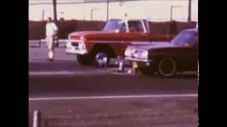 Never seen before footage of Pomona Drag Strip 1963