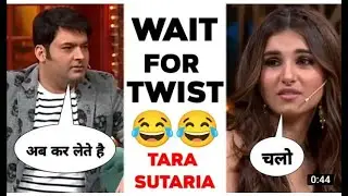 Kapil Sharma Double meaning with Tara sutaria 😂 Wait For End     #Shorts