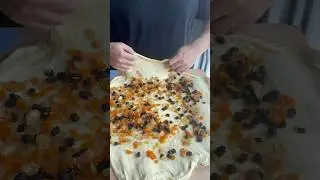 German Christmas bread (stollen)#shorts