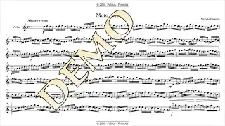 Niccolo Paganini: Moto perpetuo for Violin and orchestra