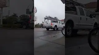 REAL Gangstalking traffic harassment audio WATCH as a loud pickup truck blocks my view and more!
