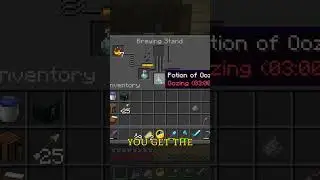 Here's How : Oozing Potion #minecraft #minecraftsurvival #minecraftshorts