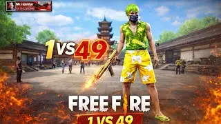 1 Vs 49 FREE FIRE 🔥🦅😎 #foryou #freefire #freefiremax #viralvideo #creator #dishes 