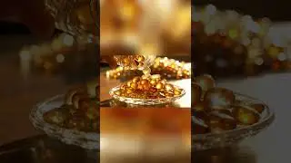 Crystalline Candy ASMR Amber Citrine Pour & Fluorite Gummy Bear ScatterクリスタルキャンディASMR✧シトリン飴とフローライトグミ