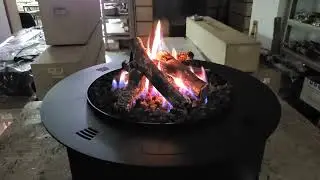 Video review of the automatic bio fireplace Dalex radius 700 mm  Produced by Gloss Fire