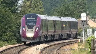 4K) Brand New EMR 810004 5 Car Aurora' bi-mode EMU/DMU On Test 5Q43 @Long Eaton Station On 24/07/24
