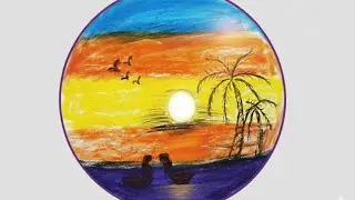 Mesmerizing Circle Landscape Drawing &ndash; So Satisfying You&rsquo;ll Watch Twice