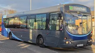 Beast!! Tm Travel Ex Trent Barton Skylink Scania L94UB Wright Solar 663 FN54 AEB 