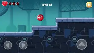 Bounce Ball Adventure Android & ios Mobile Game Red Ball Level 80-81