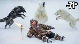 -71°C Нападение монстра: 70-летняя вдова против гигантского медведя | День 7