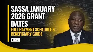 Подтверждены даты выплаты грантов SASSA в январе 2026 года. Полный график выплат и руководство дл...