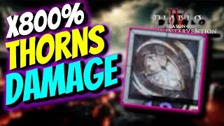 x800% Thorns DAMAGE - Diablo IV Season 11 Paladin