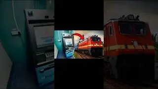 India's first ATM on train #gk #psc #indianrailways