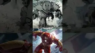 Hulkbuster vs Justice Buster #shorts #batman #vs #ironman #hulkbuster #justicebdserver #marvel #dc