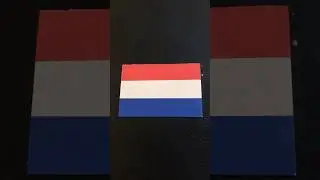 Draw the Netherlands flag 🇳🇱 #art #flag #shorts
