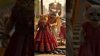 &ldquo;Grandmother&rsquo;s Honor: The Emotional Wedding Moment #CinematicCats #BollywoodEmotion #CatHumanHybrid