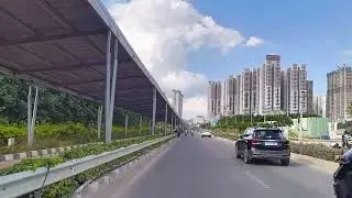 // hyderabad road Madhapur hi-tech City//#hyderabad #road #travel 