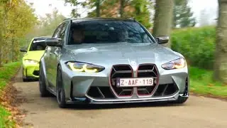 BMW M cars Accelerating - Powerslides! NEW M5 g90, M2 g87 with M-performance exhaust, M3, M4,...